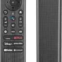 RMF-TX810U Voice Remote Control Compatible with Sony 4K Ultra HD TV R-55A80CL XR-55A80L KD-65X77L KD-65X77CL KD-43X77L KD-85X77L Replacement Controller with Netflix PrimeVideo YouTube Buttons