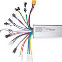 Brushless Motor Controller 36V 500W 25A Electric Scooter Bike Controller 9 Mosfet Square Wave Controller 36V Ebike Controller with 3 Speed Cruise Wire (36V 500W)