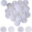 100 Pcs White 11mm Easy to Install Screw Cap Covers Assortment Kit, Plastic Self-Tapping Caps Hole Covers for Phillips Screws Head, Cabinet, Decoration Tapping Fasteners, Self-Tapping Screws
