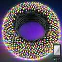 1500 LED 470FT Christmas String Lights Outdoor, 12 Modes and Timer Memory Dimmable, Plug in Waterproof Dark Green Wire Twinkle Fairy Light for for Xmas Yard Tree Wedding Party Decor (Multicolor)