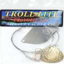 Mack's 24" Troll Lite Flasher - Brass Willow Leaf Fishing Dodger Rig 40831