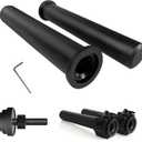 Standard Olympic Barbell Adapter Sleeve: Converts 1 inch Standard Weight Plate Posts to 2" Olympic Weight Plate Posts - Perfect for Deadlifts & Squats