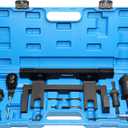 DPTOOL Camshaft Timing Flywheel Holder Tool Fuel Injector Remover Kit Compatible with BMW N20 N26 Engine (16PC)