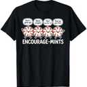 Encourage-Mints Positivity Funny Cute Kawaii Peppermint Pun T-Shirt.2XL