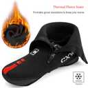CXWXC Cycling Shoe Covers Neoprene Waterproof, Winter Thermal Warm Full Bicycle Overshoes for Men Women ,Road Mountain Bike Booties, XXL