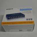 NETGEAR 8-Port Gigabit Ethernet Unmanaged Switch (GS108) - Desktop or Wall Mount, and Limited Lifetime Protection