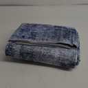 Eleisa Modern Abstract 3x5 Area Rug for Living Room, Blue & Grey, Non-Slip Stain Resistant Washable Rug, Abstract Vintage Home Decor Carpet for Bedroom, Kitchen, Dining Room