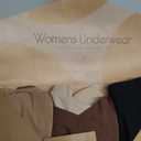 SHARICCA Seamless High Waisted Underwear for Women Cheeky Underwear Wave Edge No Show Bikini Panties Ribbed Panties Pack (Large, 5p - Brown)