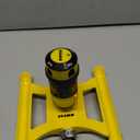 Dramm ColorStorm Gear Drive Sprinkler on Heavy Duty,Durable Metal Base, 4 Patterns, Ideal for Small, Medium & Large Areas with Pass Through Feature, Yellow, 40 Foot Diameter