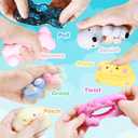 38Pcs Taba Squishy Hamster Squeeze Toys, Fidget Toy, Kawaii Squishy Stress Relief Toys Party Favors for Kids 4-8 8-12, Treasure Box Toys for Classroom Birthday Xmas Gifts for Girls Boys