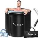 105gal Ice Bath Cold Plunge Tub (Environmental Material Certificated) for Muscle Relax, Cold Therapy after Workout, Sports. Safe Healthy Portable Inflatable icebath Barrel. Outdoor. Travel Bag