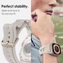 NewWays for Apple Watch Ultra 2 Band 49mm Series 10 46mm 45mm 44mm for Men, Hexagonal Titanium Mesh Wide Sport Liquid Silicone Rubber Band for Apple Watch Band iWatch Ultra Luxury Design