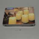 SHYMERY Flameless Votive Candles,Flameless Flickering Electric Fake Candle,24 Pack 200+Hour Battery Operated LED Tea Lights in Warm White for Wedding, Table, Halloween,Christmas Decorations 1.5"X1.7"