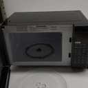 Emerson MW7302B Compact Countertop Microwave Oven with Touch Control, LED Display, 700W, 10 Power Levels, 6 Auto Menus, Glass Turntable and Child Safe Lock, 0.7 Cu., Ft. Black