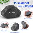 Gemscream Funny Inspirational Stress Balls for Adults Motivational Stress Reliever Squeezable Mini Foam Balls Appreciation Gifts for Employee Coworker Staff Teacher Nurse(50 Pcs,Stone)