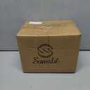 Samsle Square 8oz. Bowls, Set of 5, Microwave Safe, White