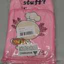 Oven Mitts and Pot Holders 3pcs Set, Axolotl Kitchen Oven Glove High Heat Resistant, Cute Oven Mitts and Potholder with Non-Slip Silicone Surface for Cooking Baking Barbecue