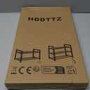 3-Tier Expandable Shoe Rack, Adjustable Shoe Shelf Storage Organizer Heavy Duty Metal Free Standing Shoe Rack for Entryway Closet Doorway (Black)