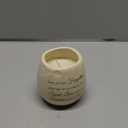 Pavilion - 8 Oz Candle Holder - White Ceramic Candle Jar with 100% Soy Wax Candle Tranquility Scent Gone Yet Not Forgotten Ideal Remembrance Gift for Love One Who Passed - Printed Text & Love Theme