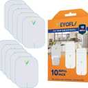 VEYOFLY Fruit Fly Traps for Indoors Official Refill, Gnat Trap Indoor Plug in, Bug Traps, Flying Insect Trap, Gnat Traps for House Indoor, Fly Trap Indoor for Home, Mosquito Catcher, Pack10 Refills