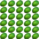 RONYOUNG 30PCS Faux Yellow Lemons Artificial Fruits Fake Lemons Lifelike Simulation for Lemonade Party Kitchen Table Summer Decorations (Green)