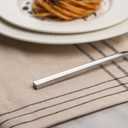 Alata Cube 8-Piece Forged Stainless Steel Dinner Forks, Mirror Finish, Dishwasher Safe