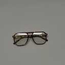 livho Vintage Aviator Blue Light Blocking Glasses, Fashion Oversized Frames with UV Protection Coating, Unisex Design (*Leopard/Tortoise)