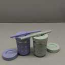 Elk and Friends 10oz Stainless Steel Kids + Toddler Drinking Cups | The Original Mason Jar with Sleeves + Lids | Silicone Straws | Smoothies | Storage Jar | Spill Resistant | Dishwasher Safe | 2 Pack (Sage/Misty Blue)