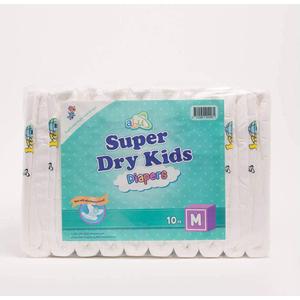 ABUniverse Super Dry Kids SDK Diapers - Pack of 10 (Medium)