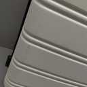 Rockland Melbourne Hardside Expandable Spinner Wheel Luggage, White, 2 Piece (20"/28")