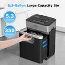 BONSEN 14-Sheet Paper Shredder for Home Office, Heavy Duty Cross Cut Shredder with 5.3 Gal Pullout Bin, Quiet Shredder for CDs/Credit Card/Staple, P-4 Security, Anti-Jam System