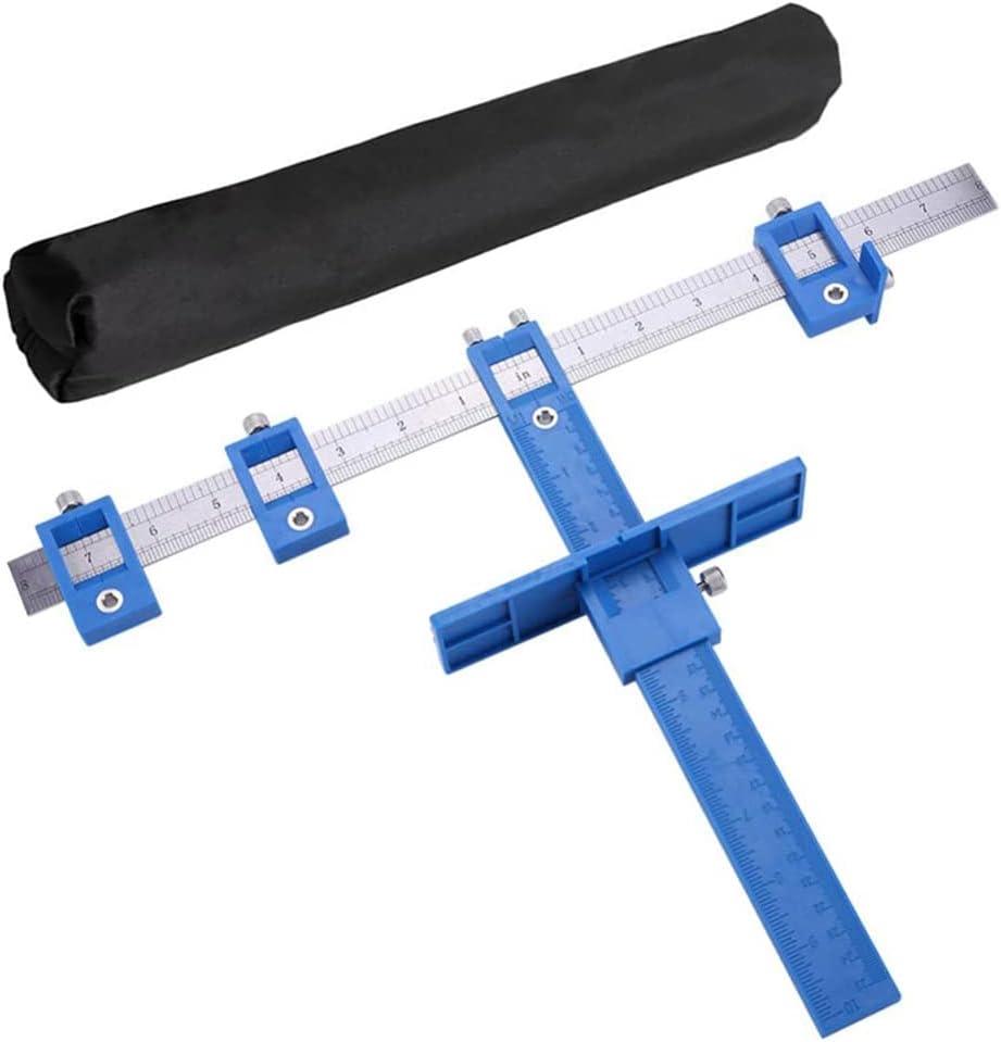 Joywayus Drill Punch Locator Cabinet Hardware Jig Template Woodworking Accurate Drilling Tool Father's Day Gift