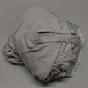 Mellanni Extra Deep Pocket Queen Fitted Sheet - Iconic Collection Bedding Sheets with up to 21 inch Deep Pocket - Soft & Cooling - Fade & Stain Resistant - 1 PC (Queen, Light Gray)