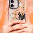 Bouvardia for iPhone 17 Case, Cute Girly Design for Women, Shockproof & Aesthetic, Floral: Sakura