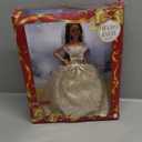 Barbie Holiday Barbie Long Hair Signature BLACK Dress-up Doll and House, Pretend Play, For Ages 6 and Up, Gold JBH97