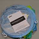 Zooawa Baby Beach Tent, Pop Up Beach Tent Sun Shade for Beach, Portable Shade Pool UV Protection Sun Shelter for Infant with Beach Sand Toys Set, No Pattern, Blue