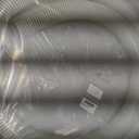 Frienda 10ft 2" Dia Pond Tubing Clear Flexible PVC Pipe Swimming Pool Replacement Hose Long Corrugated Non Kink Drainage Hose with White Helix Reinforced Tube for Pool Spas Garden Ponds Aquariums
