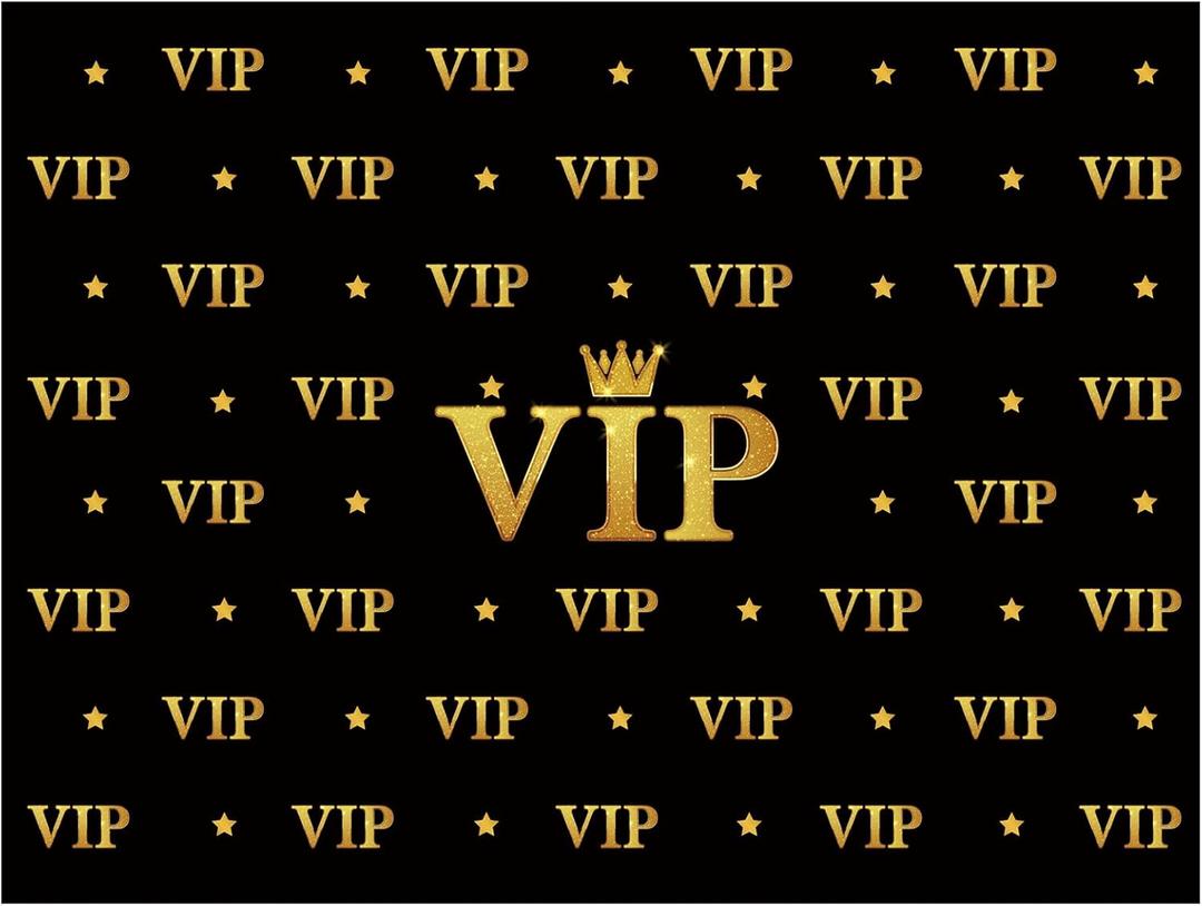 VitalCozy 8 X12 Ft VIP Photography Backdrop Red Carpet Event Movie Award Backdrop Classic Crown Star Black Photo Studio Backgrounds Polyester Fabric Celebrity Activity Ceremony Banner Props Decoration