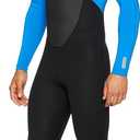 O'Neill Men's Reactor-2 3:2mm Back Zip Full Wetsuit, Lightweight Warmth with Good Flexibility for Surfing, Paddleboarding, Kayaking (Blue, S)