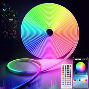Cozylady LED Neon Lights, RGB Neon Rope Lights 6M