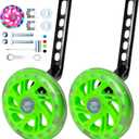 Training Wheels for Bicycle,Flash Mute Wheel Compatible for Bikes of 12-20 Inch 1 Pair