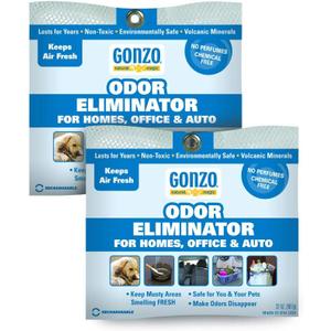 Gonzo Odor Eliminating Rocks for Homes  2 Pack