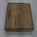 4 inch Brushed Gold Bathroom Sink Faucet with Pop-up Drain and 2 Supply Hoses, Stainless Steel Lead-Free 2-Handle Centerset Faucet for Bathroom Sink Vanity RV