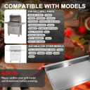 16517 Flat Top Griddle Insert for Bull Grill 4 Burner Angus 41628 47628 41629, Stainless Steel Griddle Plate for Outlaw 30" 26039 26038, for Bull Premium 18248 18249, Lion L75000 Grill Parts