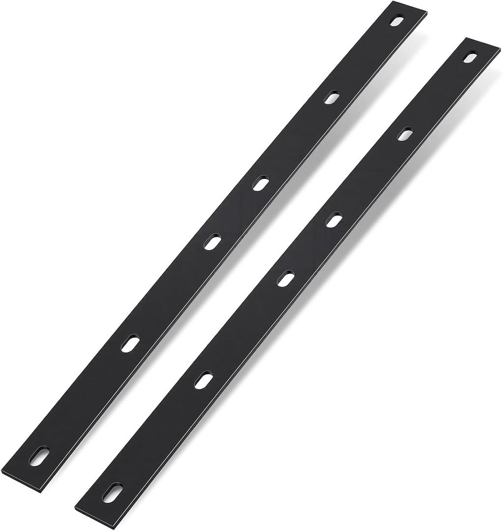 Zonon 2 Pack 24 Inch Heavy Duty Steel Mending Plates, Straight Braces