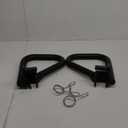 Balelinko Multi Grip Set of 2, Barbell Rack Holders Dip Grip Handles, Dip Bar Attachments for 2" x 2" Tube Power Cage, Bonus a Pair of 2" Spring Clip Collars Rings, Black
