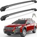 Tuyoung Lockble 260lbs Roof Rack Cross Bars Compatible with Subaru Outback Wilderness 2022 2023 2024 2025, All Aluminum Heavy Duty Anti-Theft Crossbars Rooftop kayak Luggage Racks Bike SUV Accessories