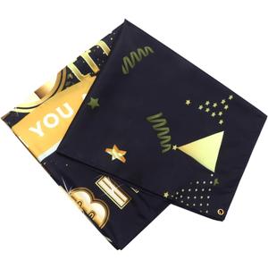 MERRYHAPY Birthday Party Backdrop Banner Chic Photo Banner for Birthday Celebration Hanging Decoration for Use for Fun Party Photos