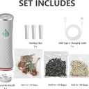 Compact Vacuum Sealer for Food with 30 Reusable Bags Portable Vacuum Sealer Machine, Food Vacuum Sealer Handheld