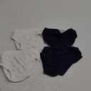 Simple Joys by Carter's Baby Girls' 4-Pack Diaper Covers (Newborn, Navy/White)